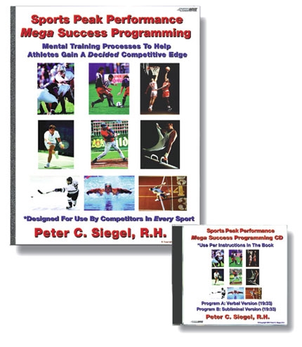 sports peak performance hypnosis book and audio program sports mega peak performance programming competitive edge